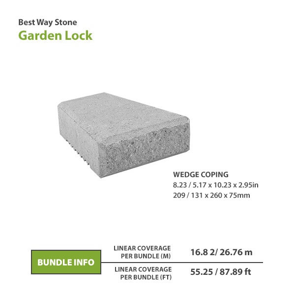 Best Way Stone Garden Lock Coping